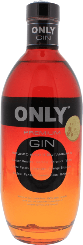 38,95 € Envio grátis | Gin Campeny Only Premium Gin Espanha Garrafa 70 cl