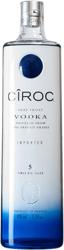 141,95 € Envío gratis | Vodka Cîroc Francia Botella Especial 1,75 L