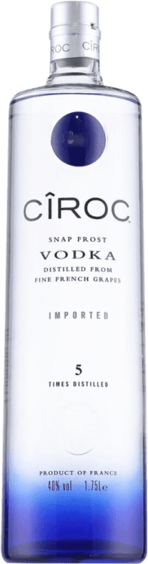 101,95 € Envio grátis | Vodca Cîroc França Garrafa Especial 1,75 L