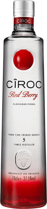 44,95 € Envío gratis | Vodka Cîroc Red Berry Francia Botella 70 cl