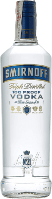 24,95 € 免费送货 | 伏特加 Smirnoff Blue — 蓝色版 法国 1 L