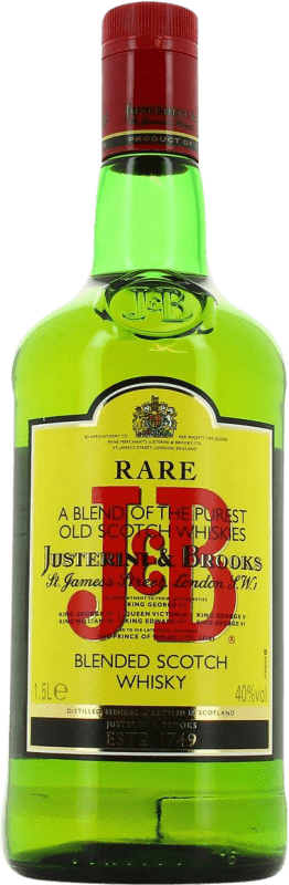 37,95 € Envio grátis | Whisky Blended J&B Reino Unido Garrafa Magnum 1,5 L