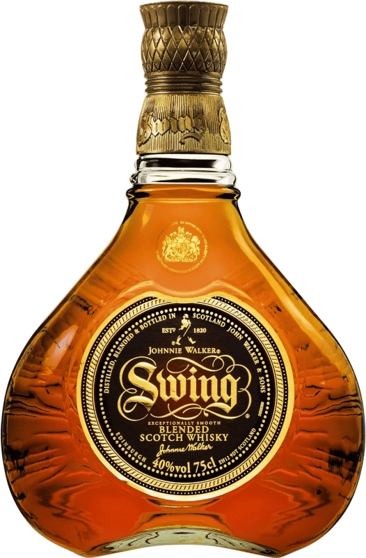 59,95 € Envio grátis | Whisky Blended Johnnie Walker Swing Reserva Reino Unido 70 cl