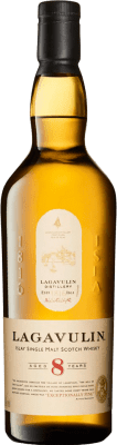 69,95 € Kostenloser Versand | Whiskey Single Malt Lagavulin Großbritannien 8 Jahre Flasche 70 cl