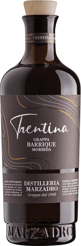 28,95 € Бесплатная доставка | Граппа Marzadro la Trentina Barrique Италия бутылка 70 cl