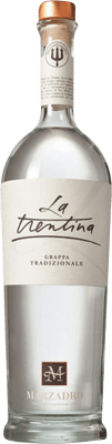 35,95 € 免费送货 | 格拉巴酒 Marzadro La Trentina 传统 意大利 70 cl