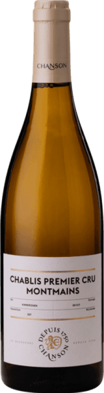 56,95 € Бесплатная доставка | Белое вино Chanson Premier Cru Montmains старения A.O.C. Chablis Франция Chardonnay бутылка 75 cl