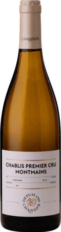 58,95 € Envío gratis | Vino Blanco Domaine Chanson Montmains 1er Premier Cru Crianza A.O.C. Chablis Francia Chardonnay 75 cl