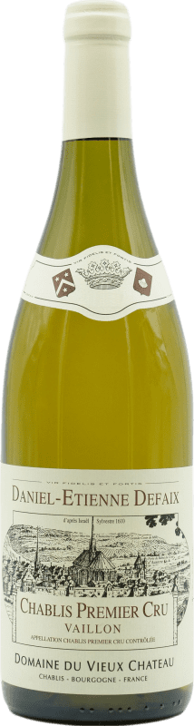 56,95 € Бесплатная доставка | Белое вино Daniel-Etienne Defaix Vaillon 1er Premier Cru Crianza — Крианса A.O.C. Bourgogne Франция 75 cl