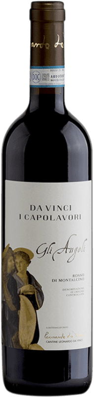 21,95 € Бесплатная доставка | Красное вино Leonardo da Vinci D.O.C. Rosso di Montalcino Тоскана Италия Sangiovese — Санджовезе Бутылка 75 cl