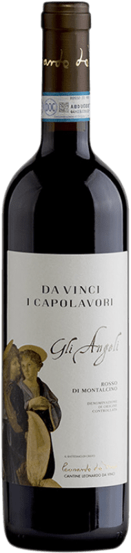 19,95 € 送料無料 | 赤ワイン Leonardo da Vinci D.O.C. Rosso di Montalcino トスカーナ イタリア Sangiovese ボトル 75 cl