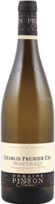 39,95 € Kostenloser Versand | Weißwein Pinson Freres Montmain 1er Cru Alterung A.O.C. Chablis Premier Cru Frankreich Chardonnay Flasche 75 cl