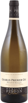 41,95 € Spedizione Gratuita | Vino Bianco Pinson Freres Montmain Crianza A.O.C. Chablis Francia Chardonnay Bottiglia 75 cl