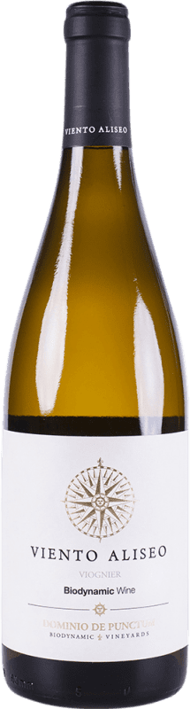 11,95 € Envío gratis | Vino blanco Punctum Viento Aliseo Joven D.O. La Mancha Castilla la Mancha y Madrid España Viognier Botella 75 cl