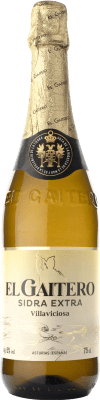 6,95 € Kostenloser Versand | Cidre El Gaitero Extra Fürstentum Asturien Spanien Flasche 75 cl