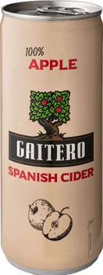 0,95 € 免费送货 | 苹果酒 El Gaitero 阿斯图里亚斯公国 西班牙 铝罐 25 cl