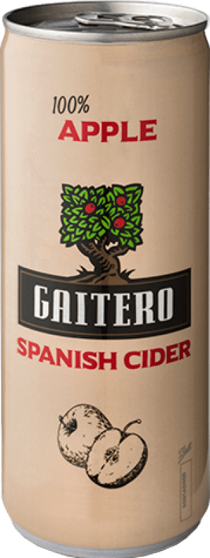 2,95 € 免费送货 | 苹果酒 El Gaitero 阿斯图里亚斯公国 西班牙 铝罐 25 cl