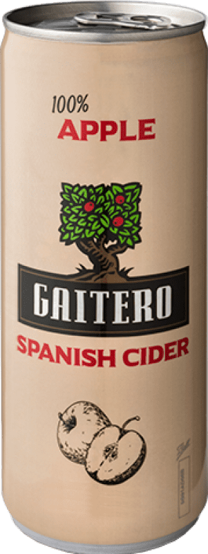 1,95 € Spedizione Gratuita | Sidro El Gaitero Principato delle Asturie Spagna Lattina 25 cl