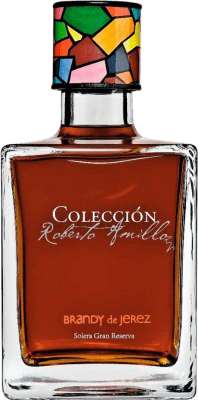 53,95 € Kostenloser Versand | Brandy Espíritus de Jerez Colección Roberto Amillo Solera Große Reserve — Lange Reifung D.O. Jerez-Xérès-Sherry Andalusien Spanien Medium-Flasche 50 cl