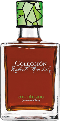 54,95 € Free Shipping | Fortified Wine Espíritus de Jerez Colección Roberto Amillo Amontillado D.O. Jerez-Xérès-Sherry Andalusia Spain Palomino Fino Medium Bottle 50 cl