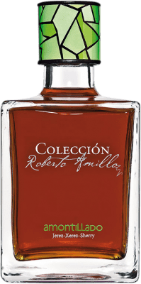 52,95 € Envio grátis | Vinho fortificado Espíritus de Jerez Colección Roberto Amillo Amontillado D.O. Jerez-Xérès-Sherry Andalucía y Extremadura Espanha Palomino Fino Garrafa Medium 50 cl