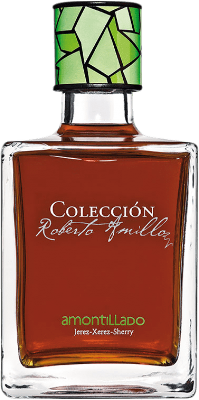 54,95 € Envío gratis | Vino Generoso Fortificado Espíritus de Jerez Roberto Amillo Amontillado, Colección D.O. Jerez-Xérès-Sherry Andalucía España Palomino Fino Botella Medium 50 cl
