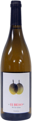 7,95 € Kostenloser Versand | Weißwein Familia Conesa El Beso de las Uvas Jung D.O.P. Vino de Pago Guijoso Castilla la Mancha y Madrid Spanien Chardonnay Flasche 75 cl