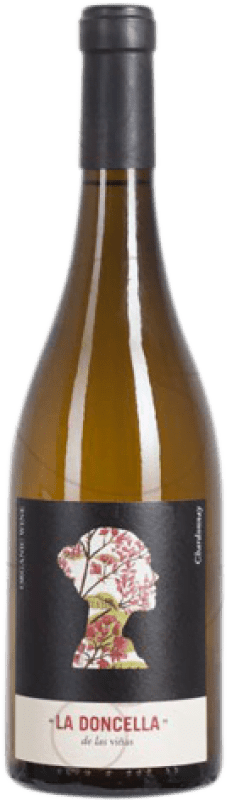 6,95 € Spedizione Gratuita | Vino Bianco Familia Conesa La Doncella Giovane I.G.P. Vino de la Tierra de Castilla Castilla la Mancha y Madrid Spagna Chardonnay 75 cl