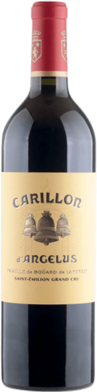 212,95 € Бесплатная доставка | Красное вино Famille de Bouard de Laforest Le Carillon d'Angelus A.O.C. Bordeaux Франция Merlot, Cabernet Sauvignon, Cabernet Franc бутылка 75 cl
