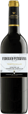 2,95 € Free Shipping | Red wine Paternina Federico Young I.G.P. Vino de la Tierra de Castilla Castilla la Mancha y Madrid Spain Tempranillo Bottle 75 cl