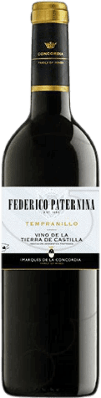 2,95 € Spedizione Gratuita | Vino rosso Paternina Federico Giovane I.G.P. Vino de la Tierra de Castilla Castilla la Mancha y Madrid Spagna Tempranillo Bottiglia 75 cl