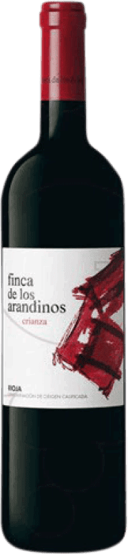 6,95 € Envio grátis | Vinho tinto Finca de Los Arandinos Crianza D.O.Ca. Rioja La Rioja Espanha Tempranillo, Grenache, Mazuelo, Carignan Garrafa 75 cl