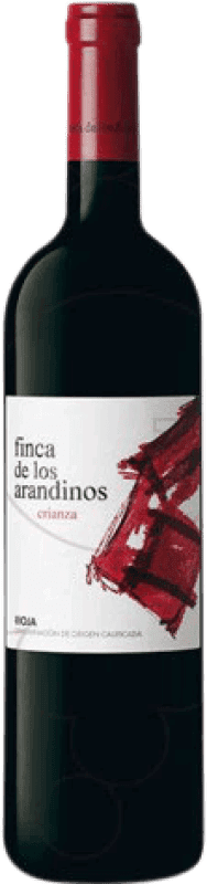14,95 € Spedizione Gratuita | Vino rosso Finca de Los Arandinos Crianza D.O.Ca. Rioja La Rioja Spagna Tempranillo, Grenache, Mazuelo, Carignan Bottiglia Magnum 1,5 L