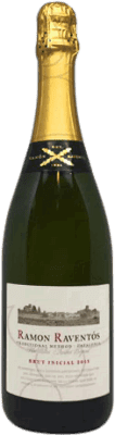 10,95 € 免费送货 | 白起泡酒 Gleva Estates Ramón Raventós Inicial 香槟 预订 D.O. Cava 加泰罗尼亚 西班牙 Macabeo, Chardonnay, Parellada, Xarel·lo Vermell 瓶子 75 cl