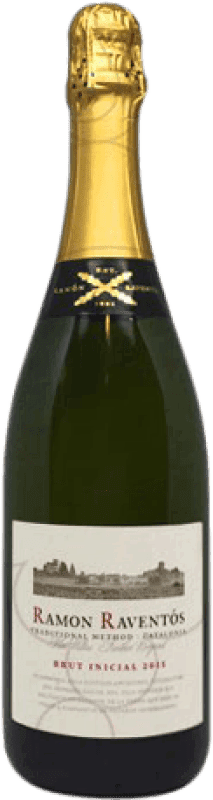 10,95 € 免费送货 | 白起泡酒 Gleva Estates Ramón Raventós Inicial 香槟 预订 D.O. Cava 加泰罗尼亚 西班牙 Macabeo, Chardonnay, Parellada, Xarel·lo Vermell 瓶子 75 cl