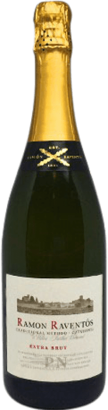 17,95 € Kostenloser Versand | Weißer Sekt Gleva Estates Ramón Raventós PN Extra Brut Reserve D.O. Cava Katalonien Spanien Spätburgunder Flasche 75 cl