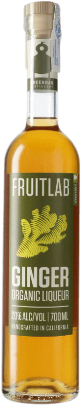 37,95 € Spedizione Gratuita | Liquori Greenbar Fruitlab Ginger Organic stati Uniti Bottiglia 70 cl