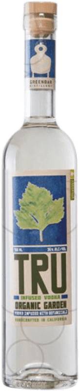 47,95 € Free Shipping | Vodka Greenbar Tru Organic United States Bottle 70 cl