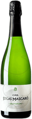 8,95 € 免费送货 | 白起泡酒 Sogas Mascaró Brut Nature 年轻的 D.O. Cava 加泰罗尼亚 西班牙 Macabeo, Xarel·lo, Parellada 瓶子 75 cl