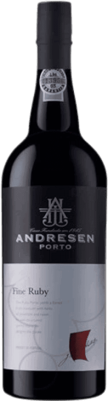 8,95 € Free Shipping | Fortified wine Andresen Ruby I.G. Porto Porto Portugal Tempranillo, Touriga Franca, Touriga Nacional, Tinta Amarela, Tinta Cão, Tinta Barroca Bottle 75 cl