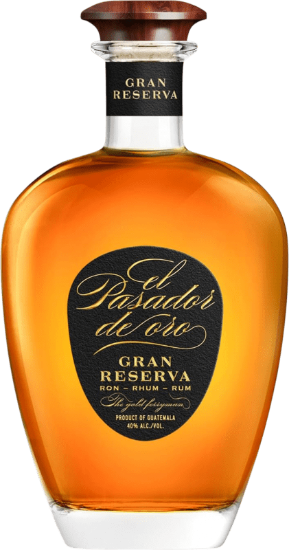 93,95 € Spedizione Gratuita | Rum Les Bienheureux El Pasador de Oro Extra Añejo Gran Riserva Guatemala Bottiglia 70 cl