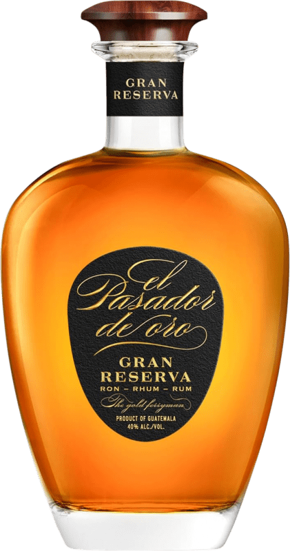 93,95 € Free Shipping | Rum Les Bienheureux El Pasador de Oro XA Extra Añejo — Extra Aged, Grand Reserve — Long Barrel-Aged Guatemala Bottle 70 cl