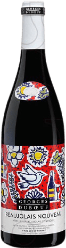 16,95 € Envío gratis | Vino tinto Georges Duboeuf Beaujolais Joven A.O.C. Francia Francia Gamay Botella 75 cl
