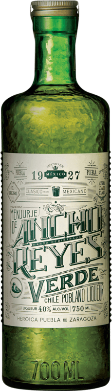29,95 € Free Shipping | Liqueurs Ancho Reyes Chile Poblano Verde — Green Mexico 70 cl Herbal