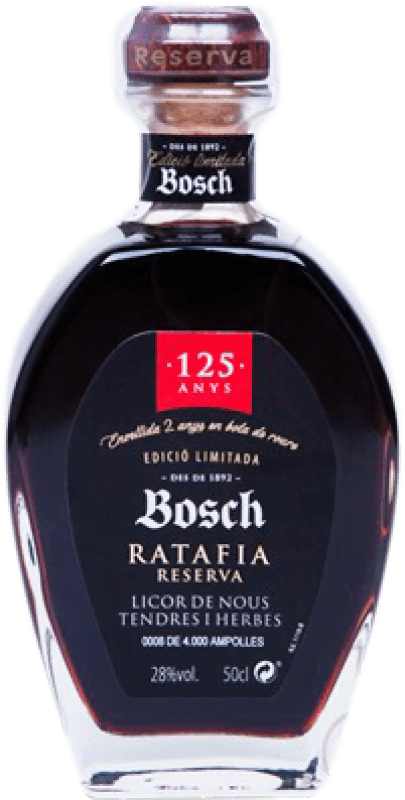 21,95 € Envío gratis | Licores Bosch Ratafia Edició Limitada Reserva España 125 Años Botella Medium 50 cl