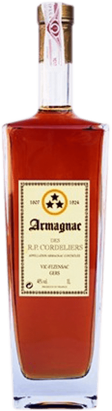 31,95 € Free Shipping | Armagnac Gelás R.P. Cordeliers France Bottle 1 L