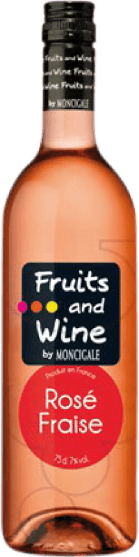 6,95 € Бесплатная доставка | Ликеры Marie Brizard Fruits and Wine Rosé Fraise Франция бутылка 75 cl