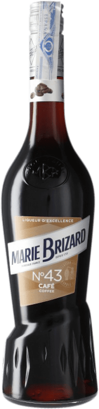 14,95 € Envio grátis | Licores Marie Brizard Crema Café Licor de Café França Garrafa 70 cl