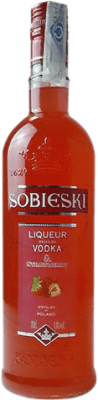 9,95 € Бесплатная доставка | Водка Marie Brizard Sobieski Польша 70 cl Strawberry — Клубника