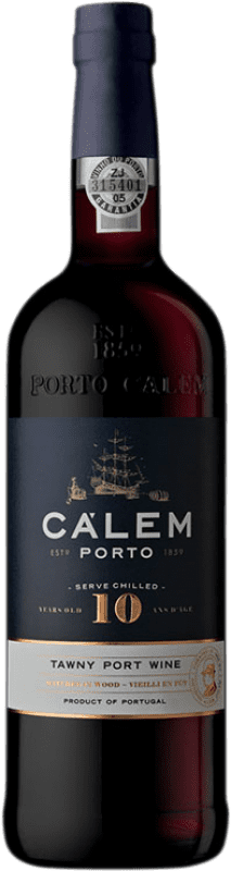 29,95 € Бесплатная доставка | Крепленое вино Marie Brizard Calem I.G. Porto порто Португалия Tempranillo, Touriga Franca, Touriga Nacional, Tinta Amarela, Tinta Cão, Tinta Barroca 10 Лет бутылка 75 cl